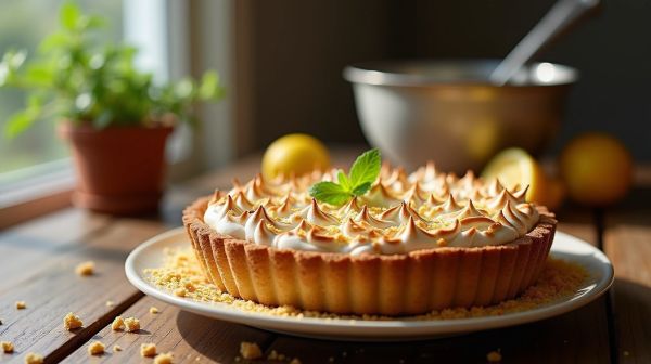 Comment réaliser une tarte citron meringuée spéculoos délicieuse